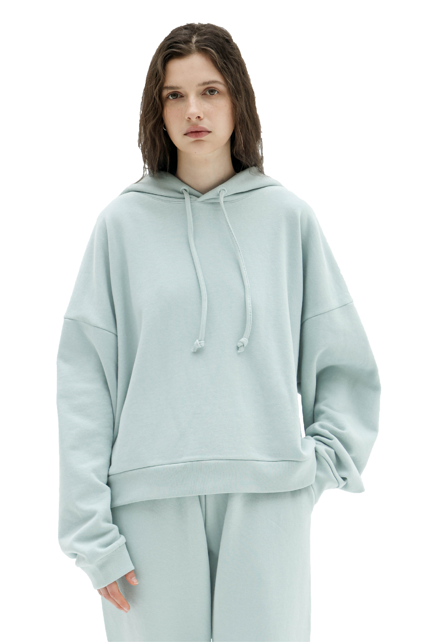 Hoodie in Powder Blue